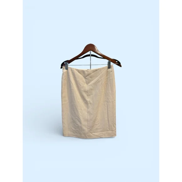 Women's Valentino Beige Pencil Skirt Size Medium 8-10 - Picture 2 of 4